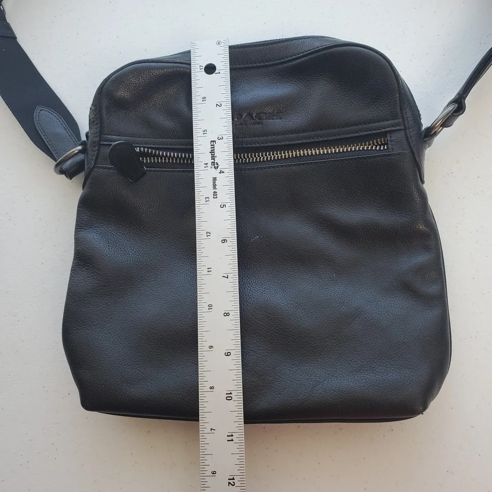 coach‎ medium crossbody wallet for women black leather